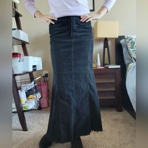 Papermoon Black Maxi Skirt